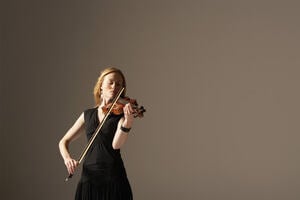 Woman playing violin